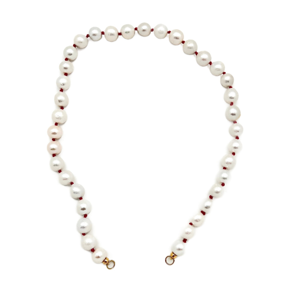 Serpentine Strand - Handknotted Edison Pearls