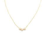 14k gold with diamonds barrel slider charm