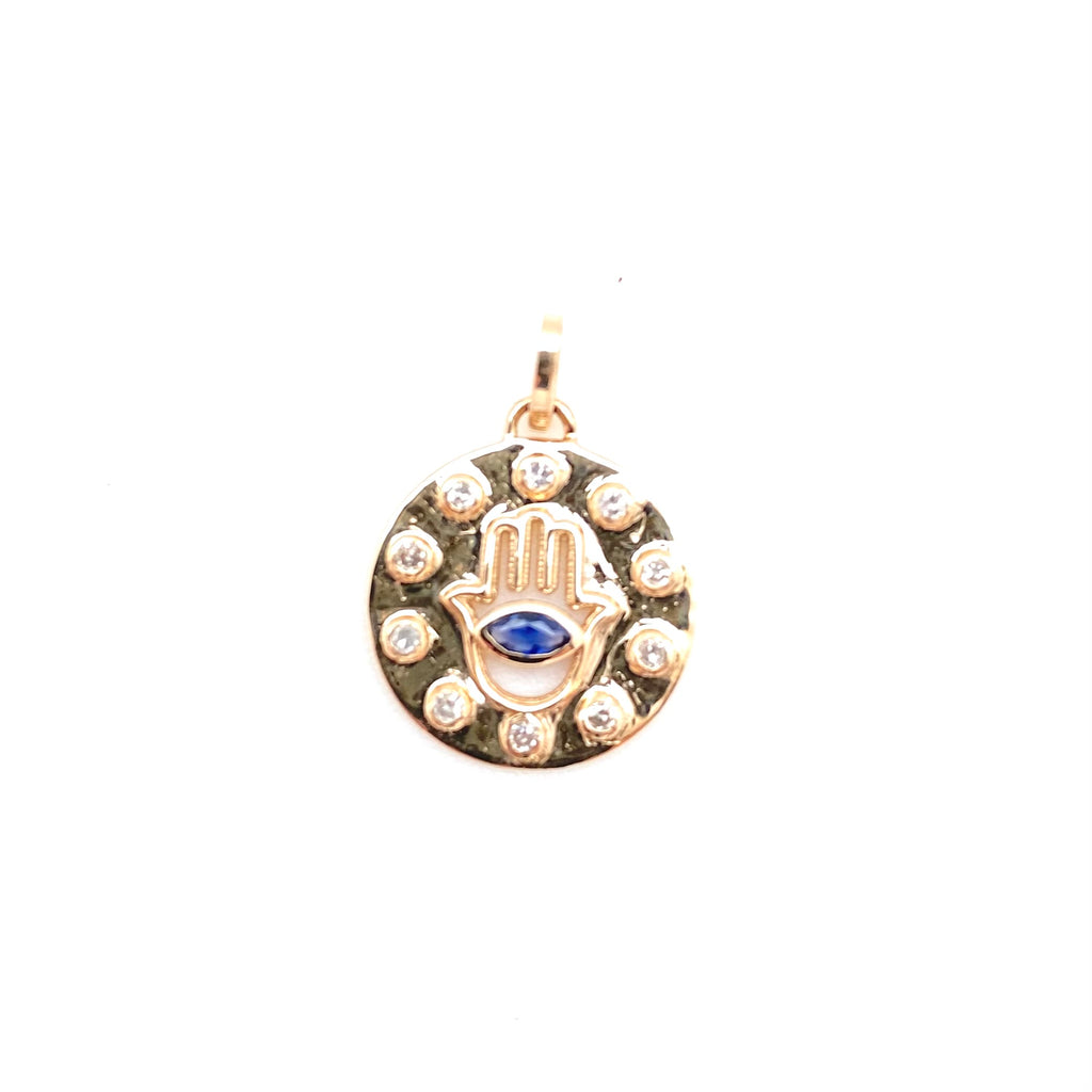 Hamsa disc Serpentine Jewelry Design