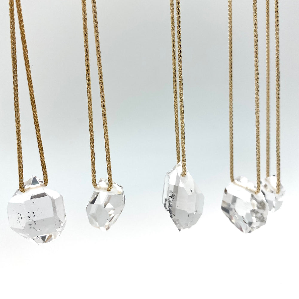 Herkimer Diamonds for threader chain