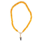 Champagne Imperial topaz necklace